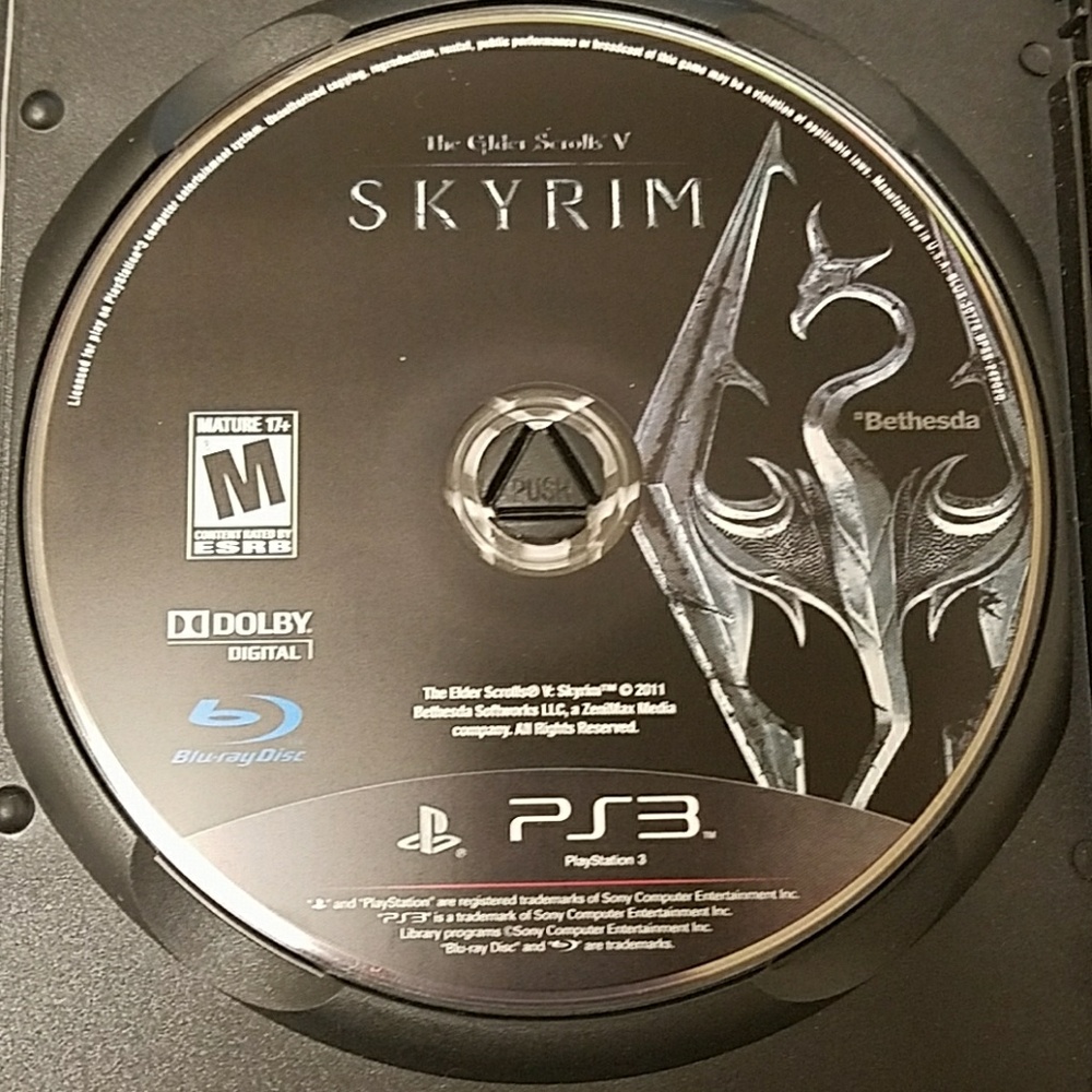 PS3 Game Skyrim Elder Scrolls V